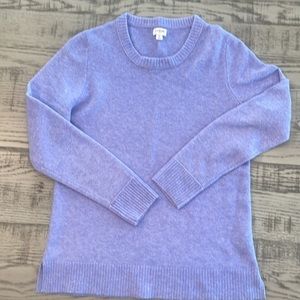 J Crew Wool Blend Sweater - ladies medium - periwinkle
